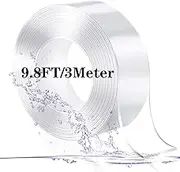 3 Metre Double-Sided Adhesive Tape, Extra Strong, Transparent Washable Nano Tape, Removable No Trace, Reusable Double-Sided Adhesive Tape for Carpets, Photo Posters