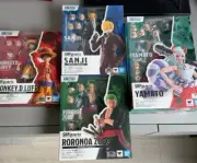 Bandai S.H. Figuarts One Piece Luffy & Sanji & Zoro & Yamato Set Of 4 Figure Toy