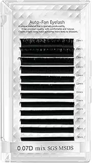 Eyelash Extensions Premade Fan Eyelash Extension Extension 3D Matte Black Faux Professional Salon Use Lashes Extensions(G)