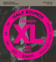 D'Addario ENR71 Half Round Light 45-100 Bass Guitar Strings
