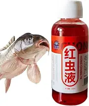 Red Worm Concentrate,60ml Bait Liquid for Fishing with High Concentration | Scent Fish Attractants for Baits, Red Worm Liquid Bait Safe and Durable for Silver Carp Bream Bass