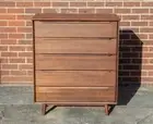 Copenhagen 920mm Tallboy - Solid American Walnut Timber - Clearance Sale