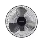 Euromatic 45cm Industrial Metal Fan Wall Mount With Remote Control 3 Speed