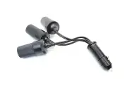 Astatic Tsp211 Truck Spec - 12 Volt Fused Triple Cigarette Socket Adapter