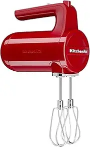 [KitchenAid] KHMB732 Cordless Hand Mixer Empire Red