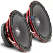 2x DS18 PRO-EXL124MB 12″ Mid Bass Car Speakers 1400W 4-ohm Midrange Loudspeakers