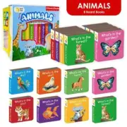8-Book English Encyclopedia Learning Set for Kids – Vocabulary & Animal Knowledg