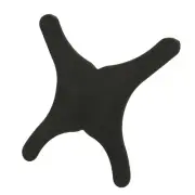 Dental Contraster Soft Silicone Black Background Board 4 Coners Orthodontic WTD
