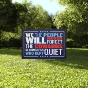 Hold Congress Accountable Yard Sign– Anti-Trump Protest Sign 2025