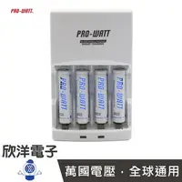 在飛比找樂天市場購物網優惠-※ 欣洋電子 ※ PRO-WATT 鎳氫電池充電器 內附AA