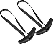 1 Pair Ergonomic Cable Machine Handles of Durable Gym Attachments for Pulldown Rowing Exercises Comfortable Non Slip Grip Suitable for Home and Commercial Gyms