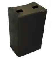 Black Vinyl Cover for a Lab Series 317A 2x15 Cabinet w/Piping Option (labs009)