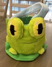 Easter Egg Basket Spritz Green Frog On Lily Pad Tote Plush Target New With Tag
