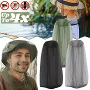 Mosquito Fly Head Net Bee Bug Outdoor Fishing Insect Mesh Hat Mozzie Protector