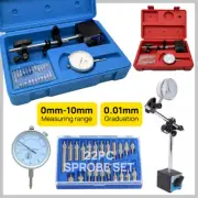 Dial Indicator With Magnetic Base, 0-10mm, 60KG Pull, 22 Indicator Points