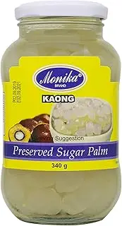 Monika Preserved Sweet Sugar Palm in Extra Heavy Syrup (Kaong), 340 g