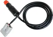 KUGONTC 12V 2M(6.56FT) Anderson Style Plug to Male Car Cigarette Socket Plug 50AMP Anderson Plug Connector,16AWG Cigarette Lighter Extension Cable Adapter Plug