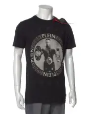 Plein Sport Mike Tyson Boxing Hall of Fall New T-Shirt Men Size Large Black New