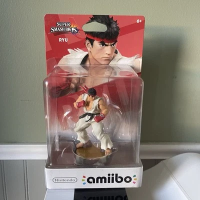Ryu Amiibo Super Smash Bros Street Fighter Figure Nintendo Switch 3DS Wii U New