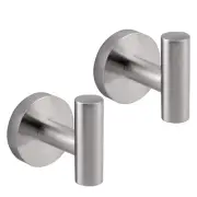 GERZWY Bathroom Towel Hook SUS 304 Stainless Steel Single Coat/Robe Clothes H...