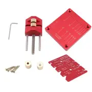 Honing Guide System Chisel Sharpening Kit Red for Woodworking Chisels and9123