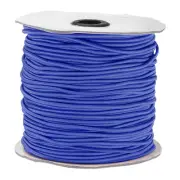 328ft(100m) 0.1"(2.5mm) Elastic String Cord Jewelry Stretchy Cord Blue