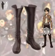Unisex Attack On Titan Eren Jaeger Party Cosply Boots Cos Shoes Custom Gift VIC