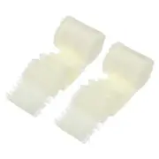 2 Rolls Silk Satin Ribbon, 1.5" 6 Yards Chiffon Fabric Ribbon Cream
