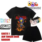 ALDOUS MLBB HERO XP LANE 襯衫和褲子兒童中性 DISTRO 男孩女孩 DEFASHION KID