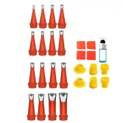 For Caulking Work Caulking Finisher Tool Caulking Nozzle Set 16 Different Sizes