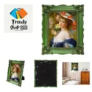 Vintage Picture Frames 8x10 Ornate Photo Frame Baroque with Glass Front for T...