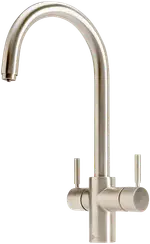 Insinkerator Multitap 3N1 J Shape Brushed Steel Tap