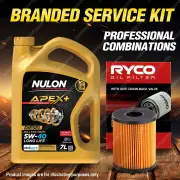 Ryco Oil Filter 7L APX5W40D2 Engine Oil Service Kit for Fiat 500 150 Ritmo Turbo