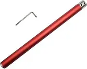 Dirtech Red Aluminum alloy Interchangeable Handle with 12mm Aperture for Woodturning Tool DT Carbide Wood Lathe Tool Hollower Finisher Rougher Detailer Parting Sanding Tools Bar with Small wrenches