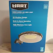 HART Area Barn LED Dusk to Dawn Outdoor Security Light 10,000 Lumens