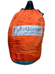 Cute Queen Orange And Blue Hammock