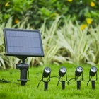 SMART SOLAR 4LED GARDEN SPIKE ,OUTDOOR ,PATHWAY,LANDSCAPE LIGHT