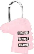 Operitacx Cartoon Combination Padlock Coded Lock for Security Locker Lock Durable Theft for Cabinets Lockers