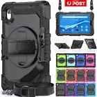 Rugged Rubber Stand Case Screen Cover Strap For Lenovo Tab M8 TB-8505F TB-8705F