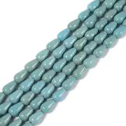Blue Howlite Turquoise Full Teardrop Beads Size 6x10mm 15.5'' Strand