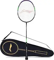 [LI-NING] G-Force Superlite 3600 Badmintonschläger aus Carbonfaser, besaitet, mit vollständiger Abdeckung