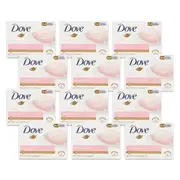 12x Dove 90g Bar Soap 3 In 1 Cleanses/Moisturises/Nourishes Skin/Body Wash Pink