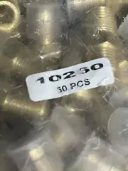 50 Male Adapter, 5/16 MIP Flare x 1/4" MIP Adapter, SAE 45° Flare, Brass 10260
