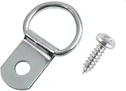 20 x Single D Rings Framing Hang Hanging Picture Frame Photo Canvas + Screws