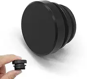 PHIOMUUE Car Cigarette Lighter Socket Cover,Car Cigarette Lighter Plug Dustproof Cap,Aluminum Car Lighter Cover Waterproof Interior Accessories for Most Vehicles Boats(Black)