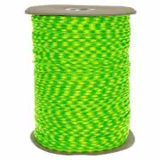 Parachute Cord Lemon Lime 550lb 7 strand 1000 feet spool Made In USA