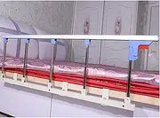 Folding Hospital Bedside Grab Bar Bumper Handicap，Bed Railing Rails for Elderly，Adults Children Bed Rail Safety Assist Handle,Medical Assistance Devices