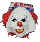 IT Pennywise Stephen Kings Vtg Mask Halloween Evil Clown Movie Rubies Brand New