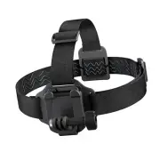 Sport Camera Elastic Adjustable Headband-Black Hat clip Mount For GoPro 10/11