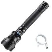 Super Bright Tactical Flashlight Zoomable Rechargeable Torch Light